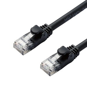 ELECOM�b�G���R�� LAN�P�[�u�� �u���b�N LD-GPAYC/BK1 [1m /�J�e�S���[6A /�X�^���_�[�h]