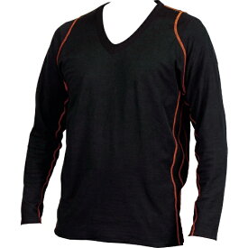 トラスコ中山｜TRUSCO NAKAYAMA TRUSCO　吸湿発熱ウェア　ティーバーナー2　Vネックシャツ　Lサイズ TSHTV-L