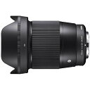 シグマ　SIGMA カメラレンズ 16mm F1.4 DC DN APS-C用 Contemporary ブラック [ソニーE /単焦点レンズ][16MMF14...