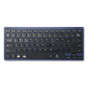 yGg[ōőSz|CgҌb11/5z ELECOMbGR L[{[h (Android/iPadOS/iOS/Mac/Windows11Ή) u[ TK-FBP102XBU [CX /Bluetooth]yrb_ keyboard_cpnz