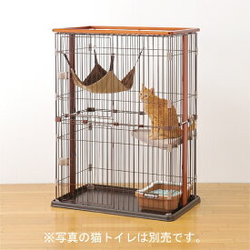 ボンビアルコン｜bonbi ウッドワンサークルキャット 2段タイプ 709403