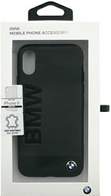 エアージェイ｜air-J iPhone X用　BMW　本革＋アルミ素材ハードケース　ブラック　BMHCPXSGLALBK