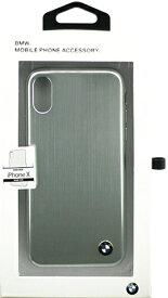 エアージェイ｜air-J iPhone X用　BMW　アルミハードケース　シルバー　BMHCPXSASI