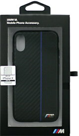エアージェイ｜air-J iPhone X用　BMW　PUレザーハードケース　ブラック　BMHCPXCAPNBK