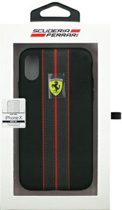 �G�A�[�W�F�C�bair-J iPhone X�p�@FERRARI �@PU���U�[�n�[�h�P�[�X�@�u���b�N�@FESURHCPXBKR