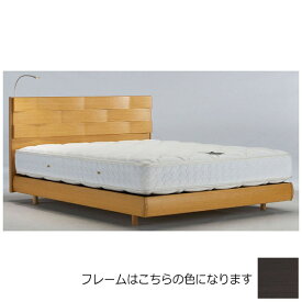 FRANCEBED｜フランスベッド 【フレームのみ】収納なし エスプリセレブ ES-901［レッグ/スノコ床板］(セミダブルサイズ/ESウォールナット1) フランスベッド【キャンセル・返品不可】 【代金引換配送不可】