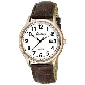 クレファー｜CREPHA SELDICA セルディカ メンズ 本革ベルト 腕時計 CREPHA（クレファー） ブラウン SD-AM051-WTG [正規品]