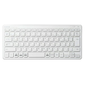 ELECOMbGR L[{[h (Android/iPadOS/iOS/Mac/Windows11Ή) zCg TK-FBP100WH [CX /Bluetooth]yrb_ keyboard_cpnz