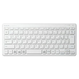 エレコム｜ELECOM キーボード (Mac/Windows11対応) ホワイト TK-FDP098TWH [ワイヤレス /USB]【rb_ keyboard_cpn】
