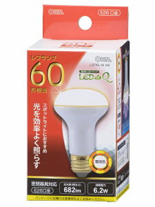 �I�[���d�@�bOHM ELECTRIC LED�d�� LEDdeQ �z���C�g LDR6L-W A9 [E26 /���t�����v�` /60W���� /�d���F /1��][LDR6LWA9]