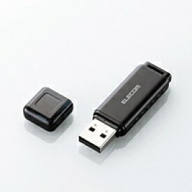 エレコム　ELECOM USBメモリ (Chrome/Mac/Windows11対応) ブラック MF-HSU2A16GBK [16GB /USB TypeA /USB2.0 /キャップ式]【rb_pcacc】