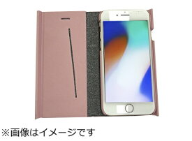ウイルコム｜WILLCOM iPhone8専用 手帳型 ラウンドブックケースピンク