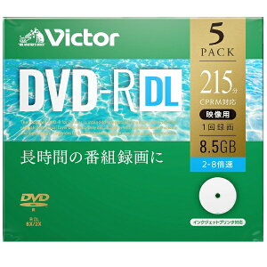 Verbatimbo[xC^ ^pDVD-R VictorirN^[j VHR21HP5J1 [5 /8.5GB /CNWFbgv^[Ή]