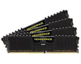 CORSAIR｜コルセア 増設メモリ　デスクトップ用 Vengeance LPX 64GB DDR4 DRAM 2400MHz C14 Memory Kit - Black 16GB×4枚組 CMK64GX4M4A2400C14 [DIMM DDR4 /16GB /4枚]