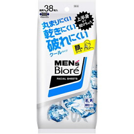 花王｜Kao MEN’s Biore（メンズビオレ）洗顔シート 卓上用 38枚入 クールタイプ