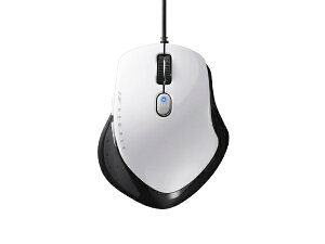 BUFFALO�b�o�b�t�@���[ �}�E�X �z���C�g BSMBU518SWH [BlueLED /�L�� /5�{�^�� /USB]