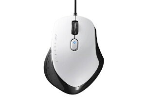 BUFFALO�b�o�b�t�@���[ �}�E�X �z���C�g BSMBU518MWH [BlueLED /�L�� /5�{�^�� /USB]