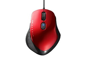 BUFFALO�b�o�b�t�@���[ �}�E�X ���b�h BSMBU518MRD [BlueLED /�L�� /5�{�^�� /USB]