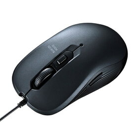 サンワサプライ｜SANWA SUPPLY マウス ガンメタ MA-BL114GM [BlueLED /有線 /5ボタン /USB]