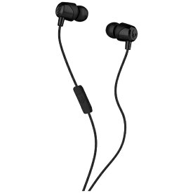 SKULLCANDY｜スカルキャンディ イヤホン カナル型 S2DUYK-343 ブラック [φ3.5mm ミニプラグ][JIBBLACK]