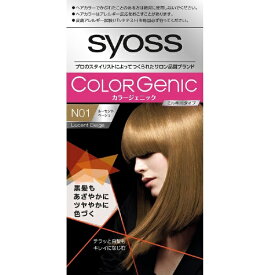 シュワルツコフヘンケル｜Henkel Japan syoss（サイオス）カラージェニック ミルキーヘアカラー N01 ルーセントベージュ 1剤50g+2剤100ml+アフターカラーパック15g N01 ルーセントベージュ