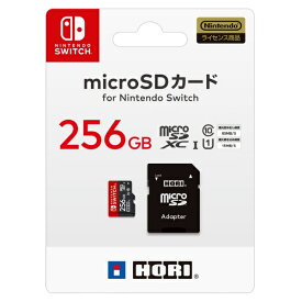 HORI｜ホリ microSDカード for Nintendo Switch 256GB NSW-086[ニンテンドースイッチ]【Switch】 【代金引換配送不可】