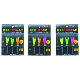 キャスコ｜kasco プラスチックティー KIRAティーミドル(80mm×3本) 145414