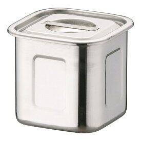 三宝産業｜SAMPO SANGYO HACCP18-8深型角キッチンポット 8cm ＜AHS3801＞[AHS3801]