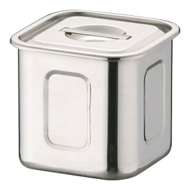 三宝産業｜SAMPO SANGYO HACCP18-8深型角キッチンポット 9cm ＜AHS3802＞[AHS3802]