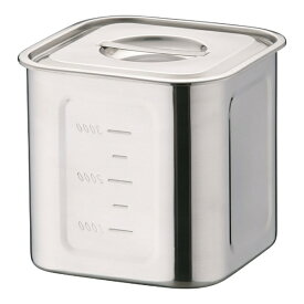 三宝産業｜SAMPO SANGYO HACCP18-8深型角キッチンポット 16.5cm ＜AHS3807＞[AHS3807]