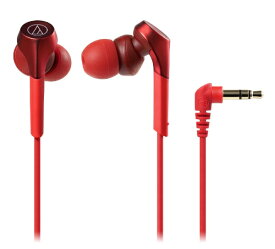 オーディオテクニカ｜audio-technica イヤホン カナル型 ATH-CKS550X RD レッド [φ3.5mm ミニプラグ][ATHCKS550XRD]