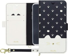 ナチュラルデザイン｜NATURAL design iPhone8／7／6s／6 （4.7） 手帳型ケースMinette ブラック