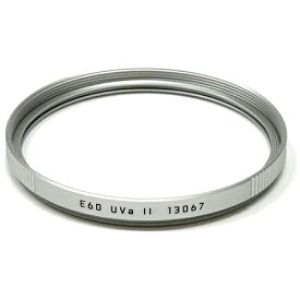ライカ｜Leica フィルター E60 UVa II シルバー[フィルターE60UVAIIシルバー]