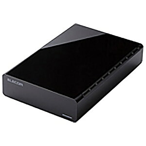 ELECOMbGR ELD-CED040UBK OtHDD USB-Aڑ Windows11Ή ubN [4TB /u^][ELDCED040UBK]
