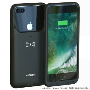 AIRCHARGE�b�G�A�`���[�W Air Charge MFi ���C�����X�`���[�W���O�P�[�XiPhone7Plus�p AIR0338 �u���b�N