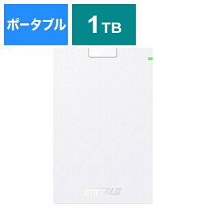 BUFFALObobt@[ HD-PCG1.0U3-BWA OtHDD USB-Aڑ p\Rp(Chrome/Mac/Windows11Ή) zCg [1TB /|[^u^][HDPCG1.0U3BWA ]