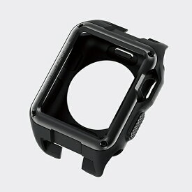 エレコム｜ELECOM Apple Watch 42mm ZEROSHOCKケース ブラック AW-42ZEROBK[AW42ZEROBK]