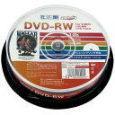 HIDISC｜ハイディスク 録画用DVD-RW HIDISC HDDRW12NCP10 [10枚 /4.7GB /インクジェットプリンター対応]