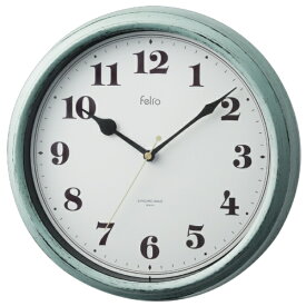 MAG｜マグ フェリオ 電波掛け時計　パンナ グリーン FEW183GR [電波自動受信機能有]