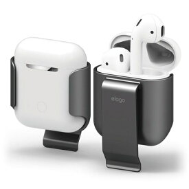 ELAGO｜エラゴ AirPods用ケース CarryingClip for AirPods ダークグレイ EL_APDCSPCCL_MG