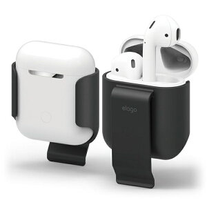 ELAGObGS AirPodspP[X CarryingClip for AirPods ubN EL_APDCSPCCL_BK
