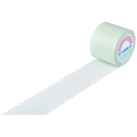 日本緑十字｜JAPAN GREEN CROSS 緑十字　ガードテープ（ラインテープ）　白　100mm幅×20m　屋内用