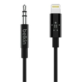 BELKIN｜ベルキン ライトニング to 3.5mm オーディオケーブル （90cm） AV10172bt03-BLK ブラック