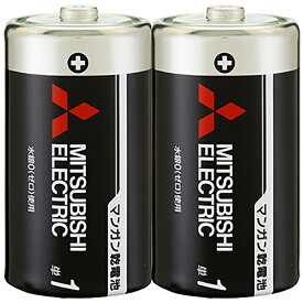 三菱電機｜Mitsubishi Electric R20PUD/2S 単1電池 [2本 /マンガン][R20PUD2S]