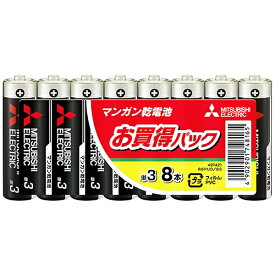 三菱電機｜Mitsubishi Electric R6PUD/8S 単3電池 [8本 /マンガン][R6PUD8S]