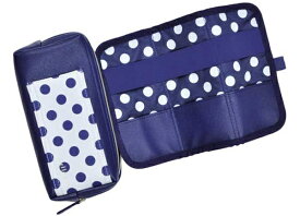 コンサイス｜CONCISE ベローズ ペンケース ドットネイビー 134176