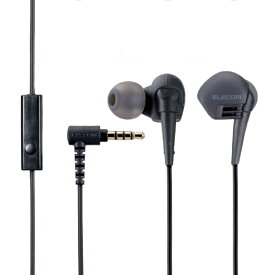 ELECOM｜エレコム イヤホン カナル型 EHP-GB10MXBK ブラック [φ3.5mm ミニプラグ][EHPGB10MXBK]