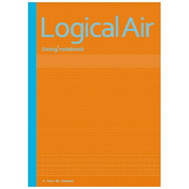 ナカバヤシ｜Nakabayashi ロジカル・エアー ノート オレンジ B546A-OR [セミB5・B5 /7mm(A罫) /ロジカル罫]