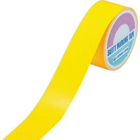 日本緑十字｜JAPAN GREEN CROSS 緑十字　蛍光ラインテープ　オレンジ　50mm幅×10m　エンビ　屋内用