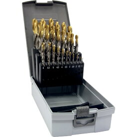 グーリングジャパン｜GUHRING グーリング　ハイスストレートシャンク　トップコーティングドリルセット（24本）